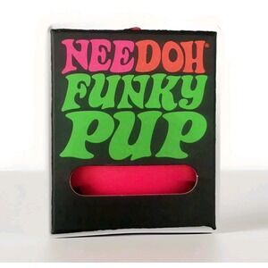 NeeDoh  Funky Pup, Feel Good Color Pink BRAND NEW